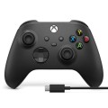 Manette sans fil Xbox Series X + USB-C Cable Carbon Black 