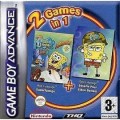 2 jeux en 1 Bob L'éponge et Bataille pour Bikini Bottom en boîte 