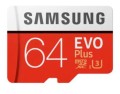 Carte Mémoire Micro SD (64 Go) Samsung Evo +