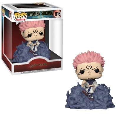 Pop Deluxe Jujutsu Kaisen Ryomen Sukuna (on skulls) - Figurine