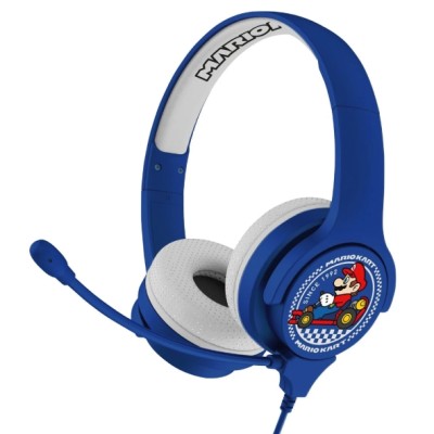 Casque audio junior Mario Kart bleu - Switch