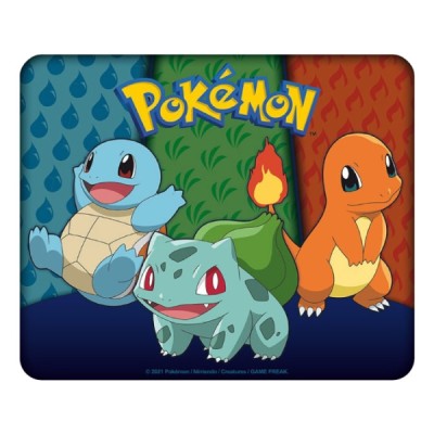 Tapis de souris souple Starters Kanto Pokémon  - Multimedia