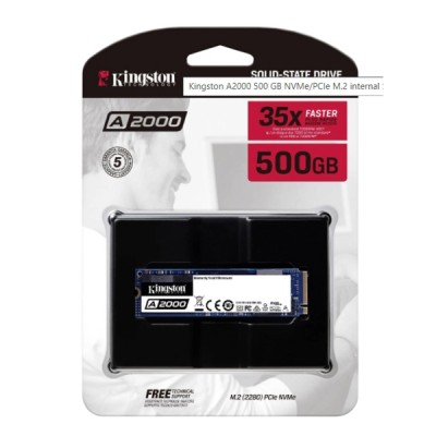 Disque dur SSD Interne A2000 500 Go M.2 Kingston - Multimedia