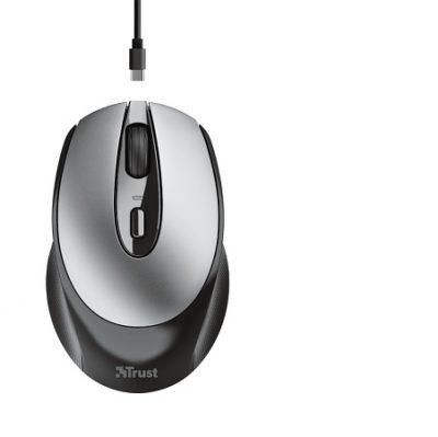 Souris sans fil 1600dpi 3 Boutons Trust Zaya gris/noir - Multimedia