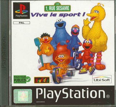 1 rue sesame vive le sport - Playstation One