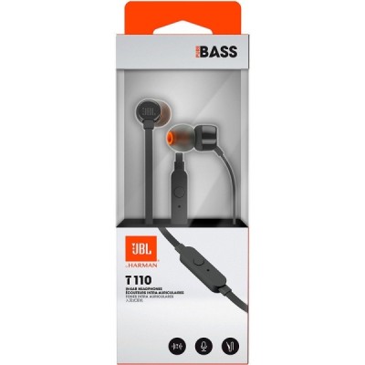 Écouteurs filaires JBL Tune 110 3.5mm noir - JBL