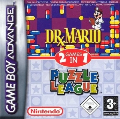 2 jeux en 1 Docteur Mario et Puzzle league sous blister d'origine - Game Boy Advance