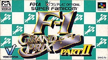 F-1 Grand Prix part II (import japonais) - Super Nintendo