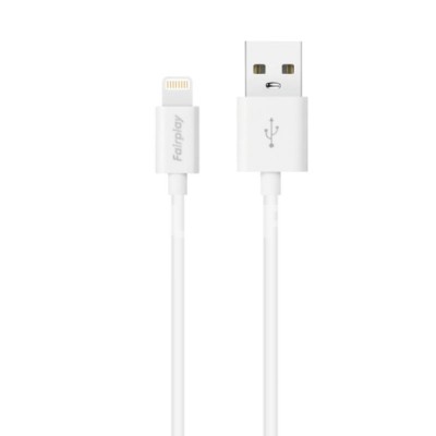 Câble Fairplay SENECIO USB à Lightning 1m blanc - Accessoires