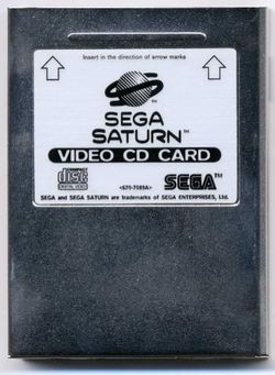 Video CD Card - Saturn