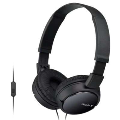 Casque filaire mdr-zx110ap/b Sony noir - Multimedia
