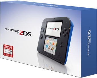 Console Nintendo 2DS Noire et Bleue en boîte  - 3DS