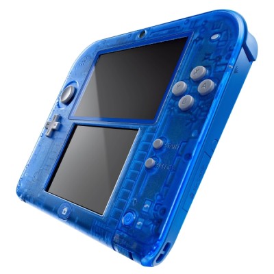 Console Nintendo 2DS Bleu Transparent - 3DS