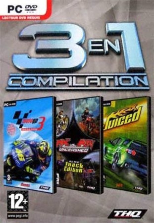 3 en 1 compilation moto gp urt 3 juiced mx vs atv - Jeux PC
