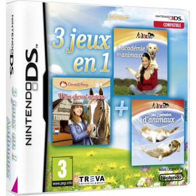 3 Jeux en 1 - Animaux   - DS