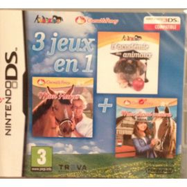 3 Jeux En 1 : Mon Haras / L'academie Des Animaux / Mon Cheval Western - DS