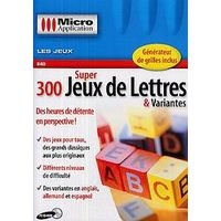300 super jeux de lettres et variantes - Jeux PC