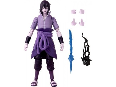 Figurine anime heroes - uchiha sasuke rinnegan / mangekyo sharingan 7th wave - Figurine
