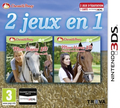 2 Jeux en 1 - Mon Haras 3D : Tous en Selle + Au Galop vers l'aventure - 3DS