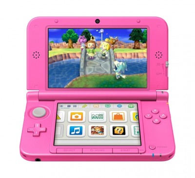 Console Nintendo 3DS XL Rose + Animal Crossing New Leaf - 3DS