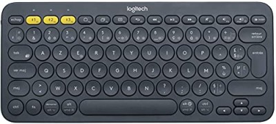 Clavier Bluetooth Multi-Device K380 Logitech Français (AZERTY) noir - Multimedia