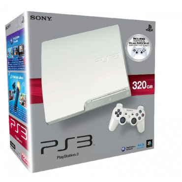 Console Playstation 3 Slim (320 Go) Blanche en boîte - Playstation 3