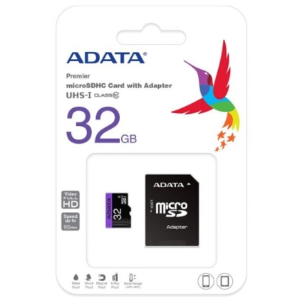 carte mémoire SD V2 32 Go  Adata - Multimedia