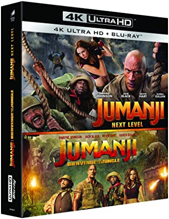 Jumanji : Bienvenue dans la Jungle  et Jumanji : Next Level 4K - BluRay
