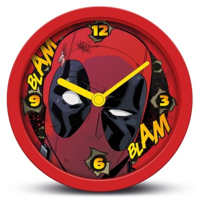Horloge de bureau Deadpool Blam Blam 16cm Marvel  - alarme