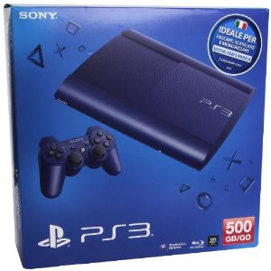 Console Playstation 3 Ultra Slim (500 Go) Bleue (En Boîte) - Playstation 3