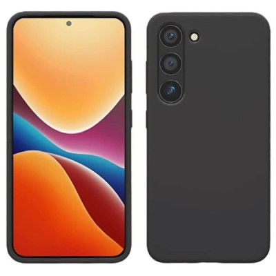Coque silicone Samsung Galaxy A55 noir - Accessoires
