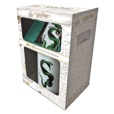 Coffret cadeau tasse, sous-verre et porte-clés - Harry Potter - mug