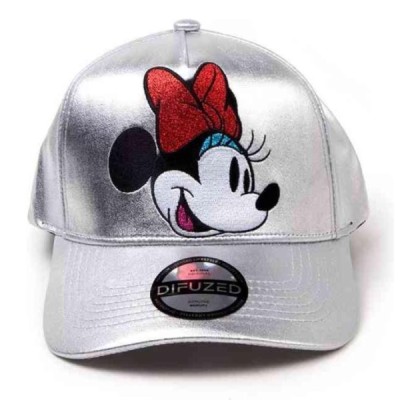 Casquette courbée argent snapback Minnie Mouse - Disney  - Textile