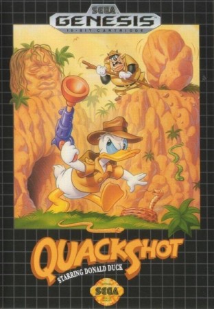 QuackShot Starring Donald Duck (import USA) en boîte - Megadrive