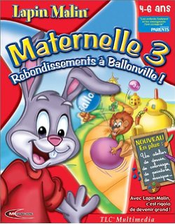 Lapin Malin : Maternelle 3 - Rebondissements à Ballonville - Jeux PC