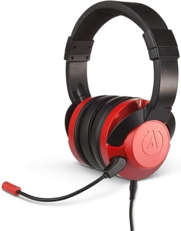 Casque gaming filaire PowerA Fusion Rubis noir/rouge - Multimedia