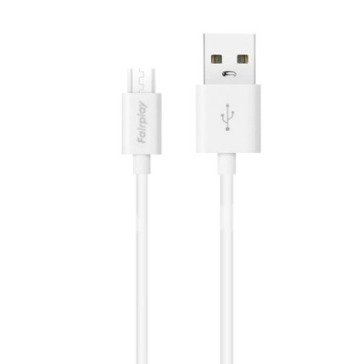 Câble Fairplay SENECIO USB à Micro-USB 1m blanc - Accessoires