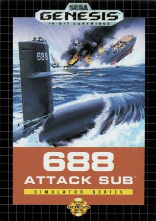 688 Attack Sub (import USA) - Megadrive