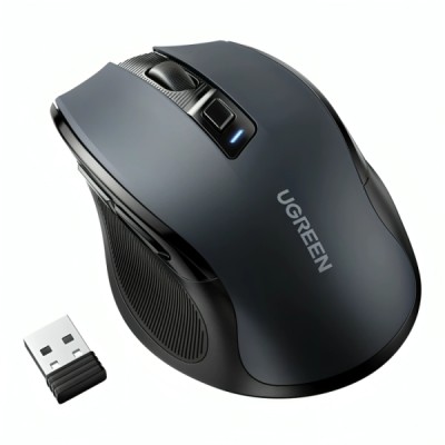 Souris sans fil USB Ugreen 2,4 GHz 4000 DPI MU006 Noir - Multimedia