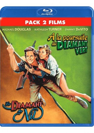 A La Poursuite Du Diamant Vert + Le Diamant Du Nil  - BluRay