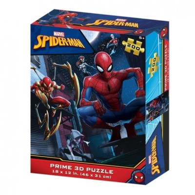 Puzzle lenticulaire Spider-Man Multiverse 200 pcs 46x31 cm - Marvel - Jeux et cartes
