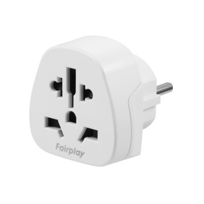Adaptateur secteur voyage (Monde vers france) - Fairplay - Multimedia
