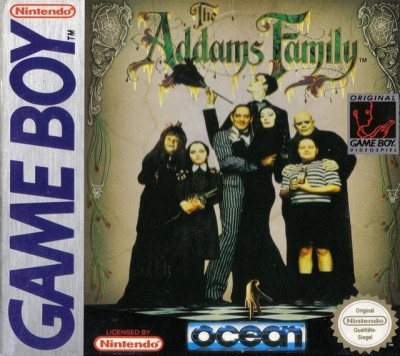 The Addams Family en boîte - Game Boy
