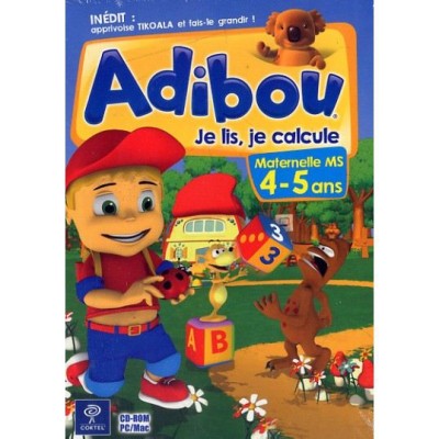 Adibou Je Lis, Je Calcule 4-5 ans - Jeux PC