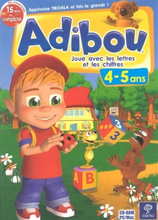 Adibou : Je joue avec les lettres et les chiffres 4-5 ans - Jeux PC