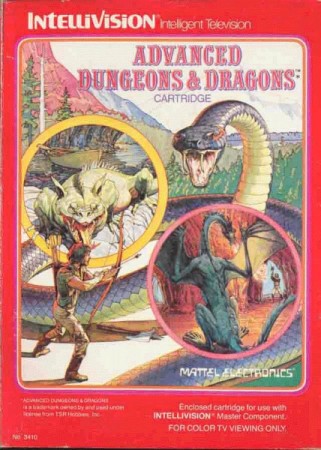 Advanced Dungeons & Dragons en boîte  - Mattel Intellivision