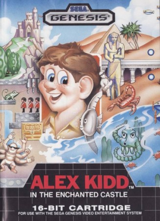 Alex Kidd in the Enchanted Castle (import USA) en boîte - Megadrive