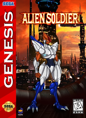 Alien Soldier (import USA) - Megadrive