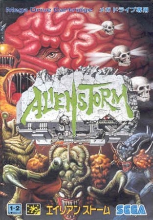 Alien Storm (import japonais) en boîte - Megadrive