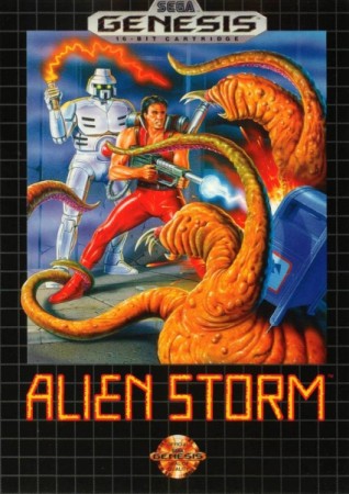 Alien Storm (import USA) en boite - Megadrive